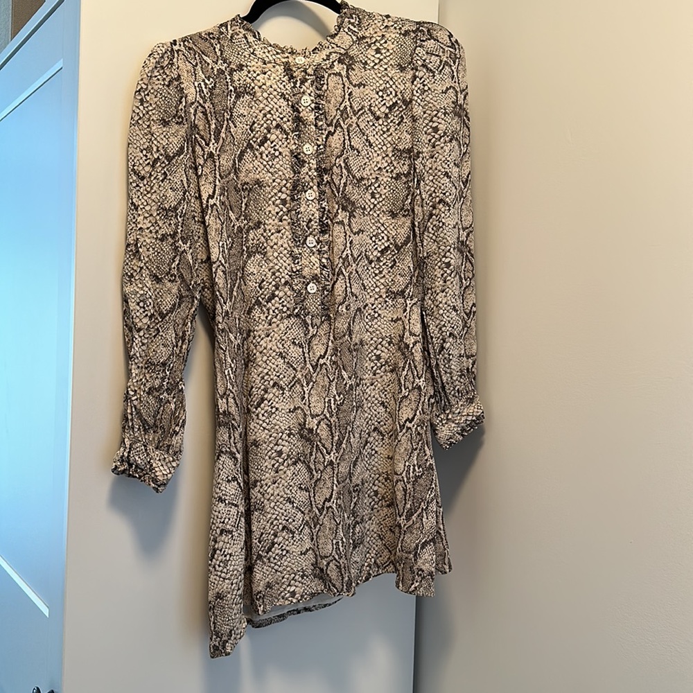 Reformation Mathilda Dress Snakeskin - Picture 3 of 6